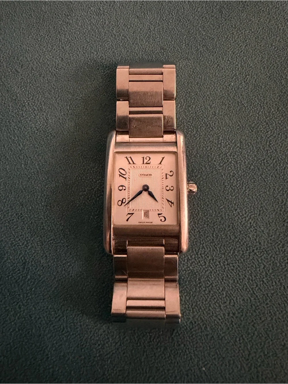 Coach silver watch